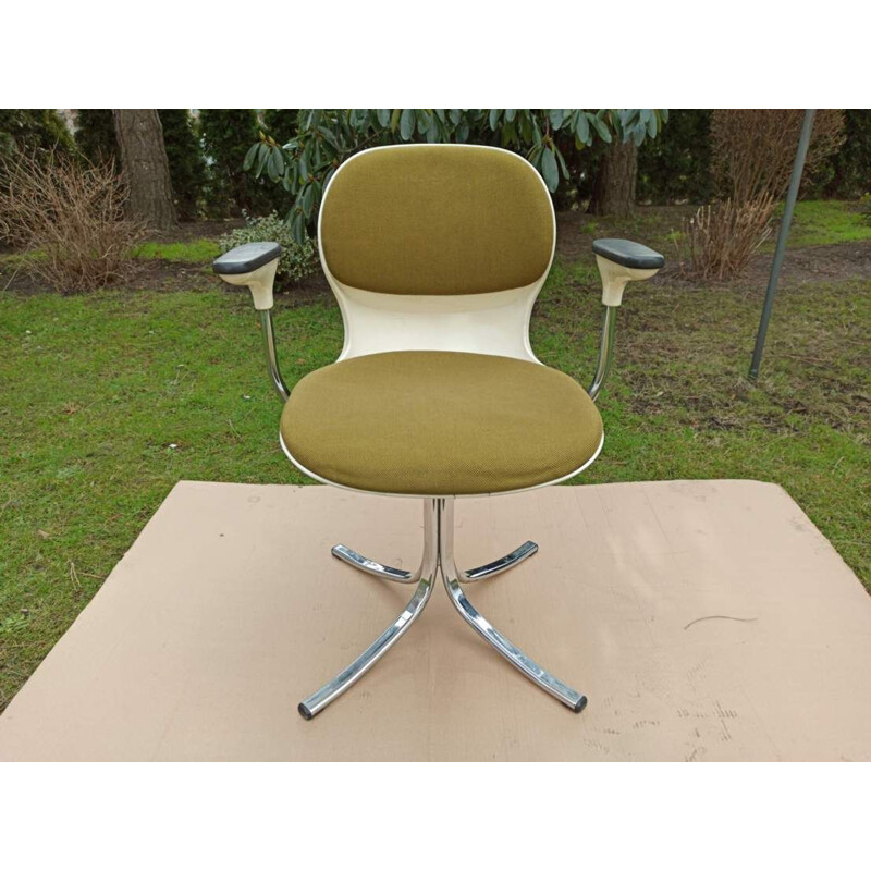 Vintage 7034 Swivel Chair from Stoll Giroflex Switzerland 1970s