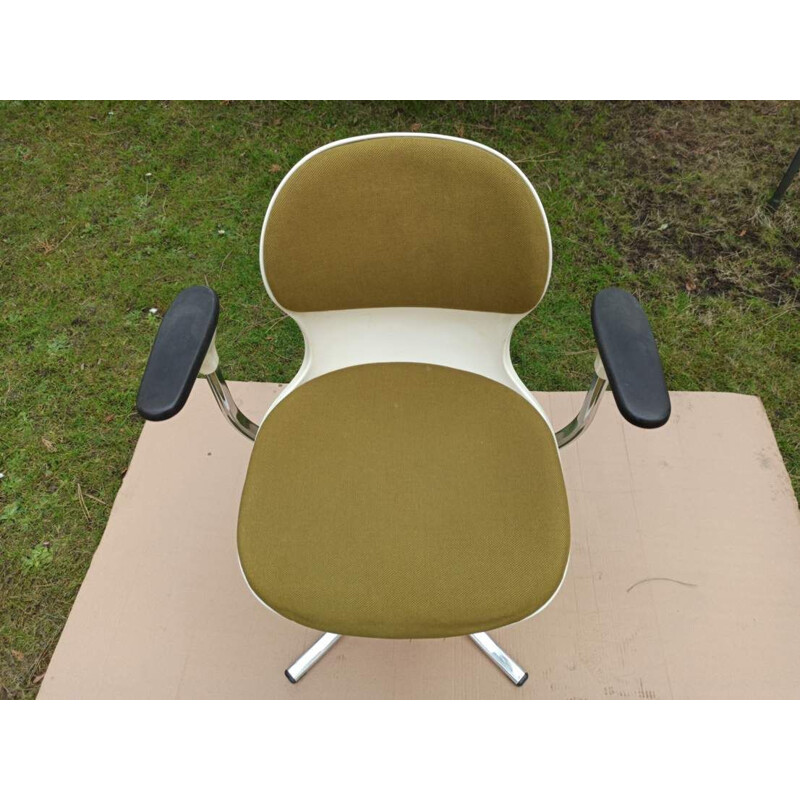 Vintage 7034 Swivel Chair from Stoll Giroflex Switzerland 1970s