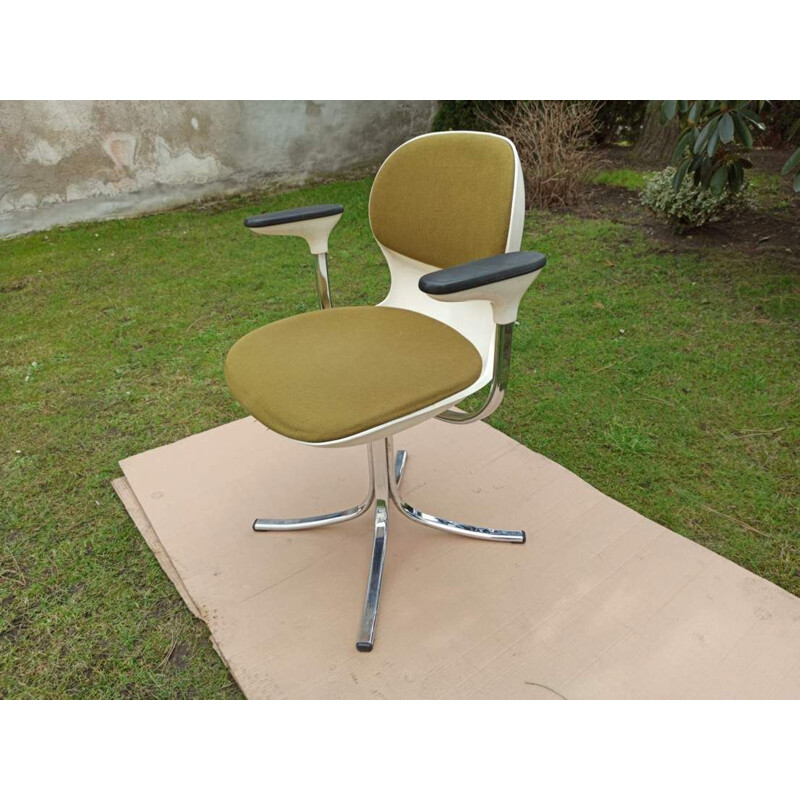 Vintage 7034 Swivel Chair from Stoll Giroflex Switzerland 1970s