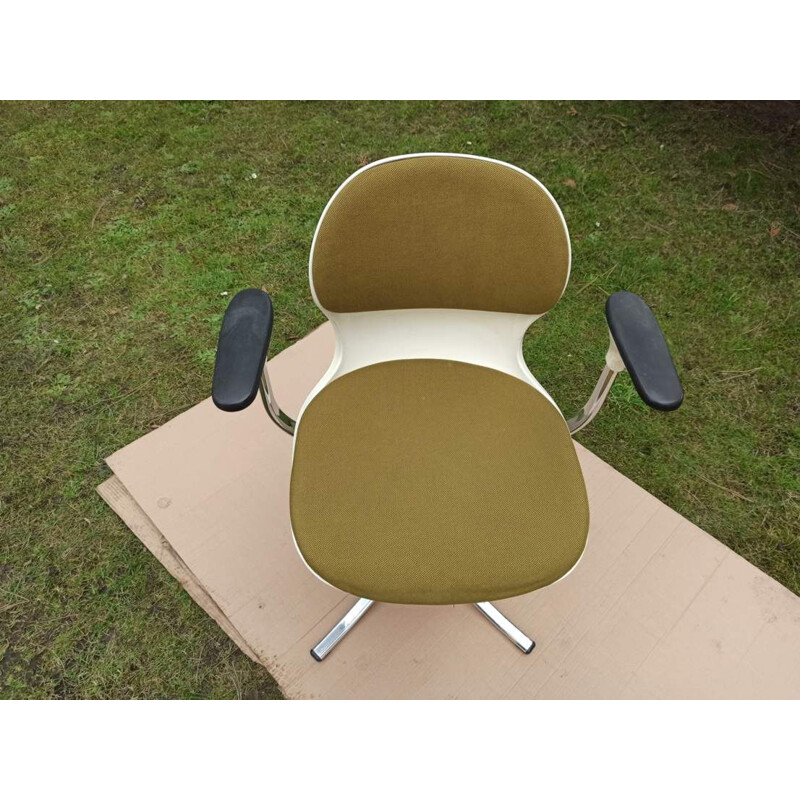 Vintage 7034 Swivel Chair from Stoll Giroflex Switzerland 1970s