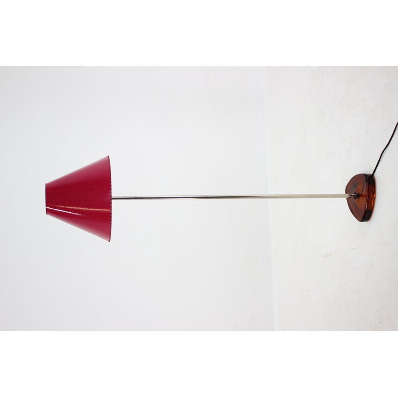 Vintage paper floor lamp by Carl Fagerlund Orrefors, Sweden 1960