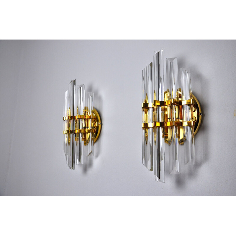 Pair of vintage sconces by Paolo Venini, Italy 1970s