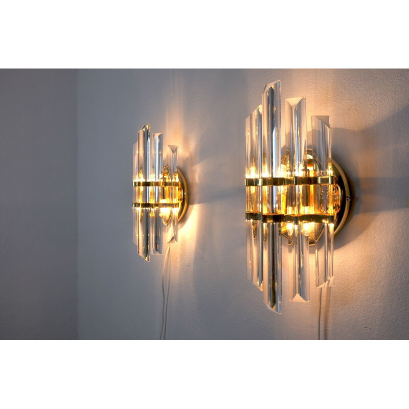 Pair of vintage sconces by Paolo Venini, Italy 1970s