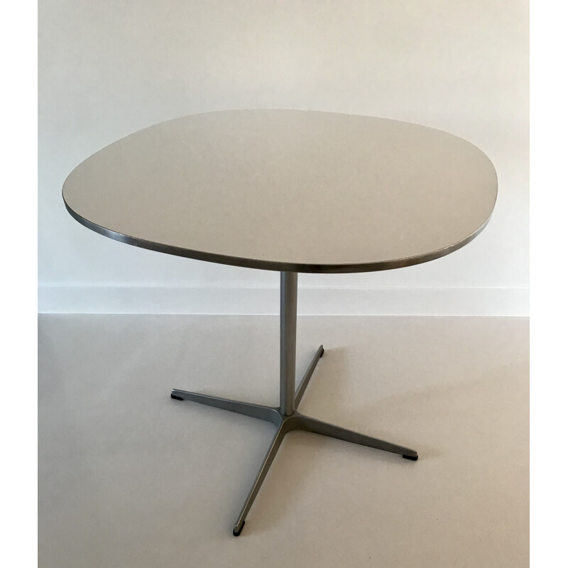 Vintage coffee table "superellipse" by Piet Hein and Arne JACOBSEN for Fritz Hansen, Denmark 1960s