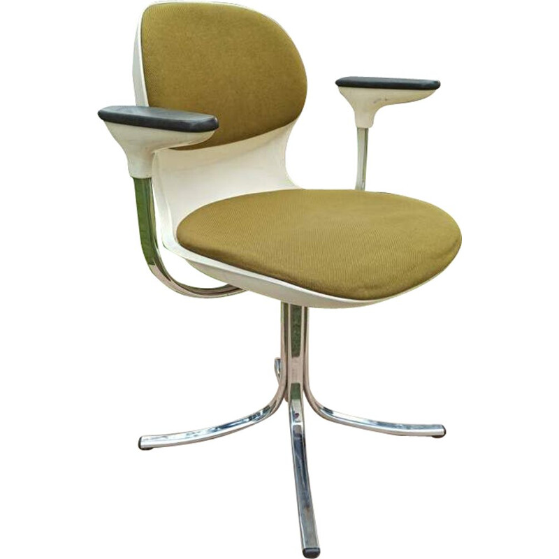 Vintage 7034 Swivel Chair from Stoll Giroflex Switzerland 1970s