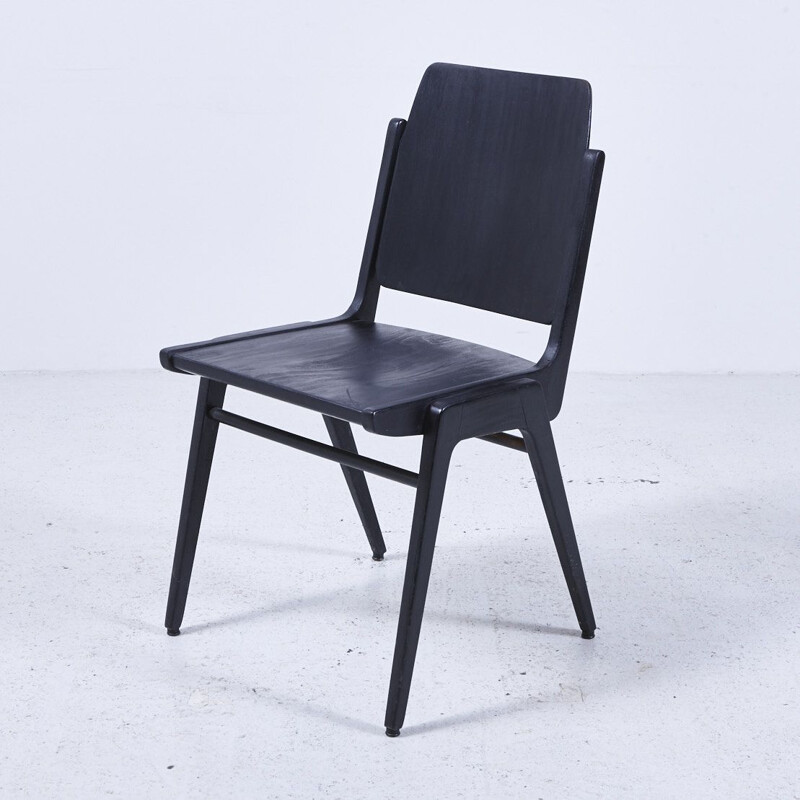 Vintage Plywood Forum Stadtpark Chair by Franz Schuster for Wiesner-Hager 1959s