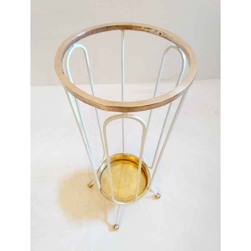 Italian umbrella rack in brass - 1950s