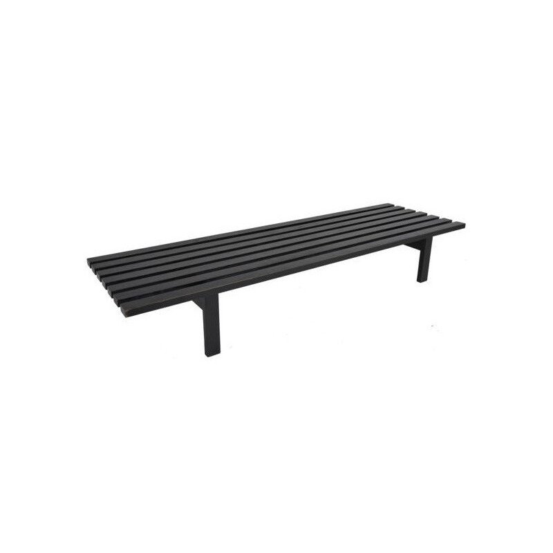 Black 't Spectrum bench in wood, Martin VISSER - 1950s