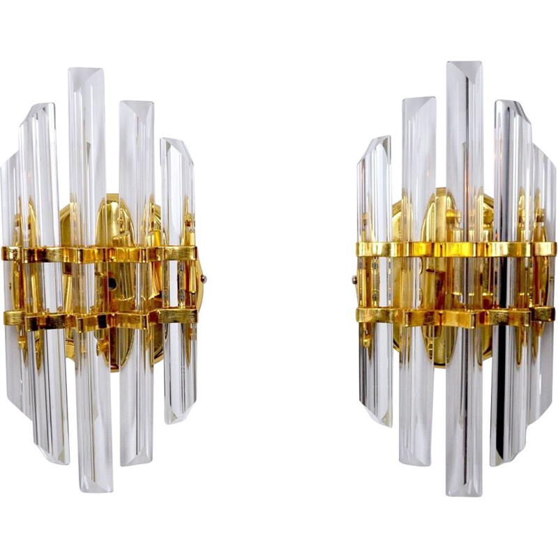 Pair of vintage sconces by Paolo Venini, Italy 1970s