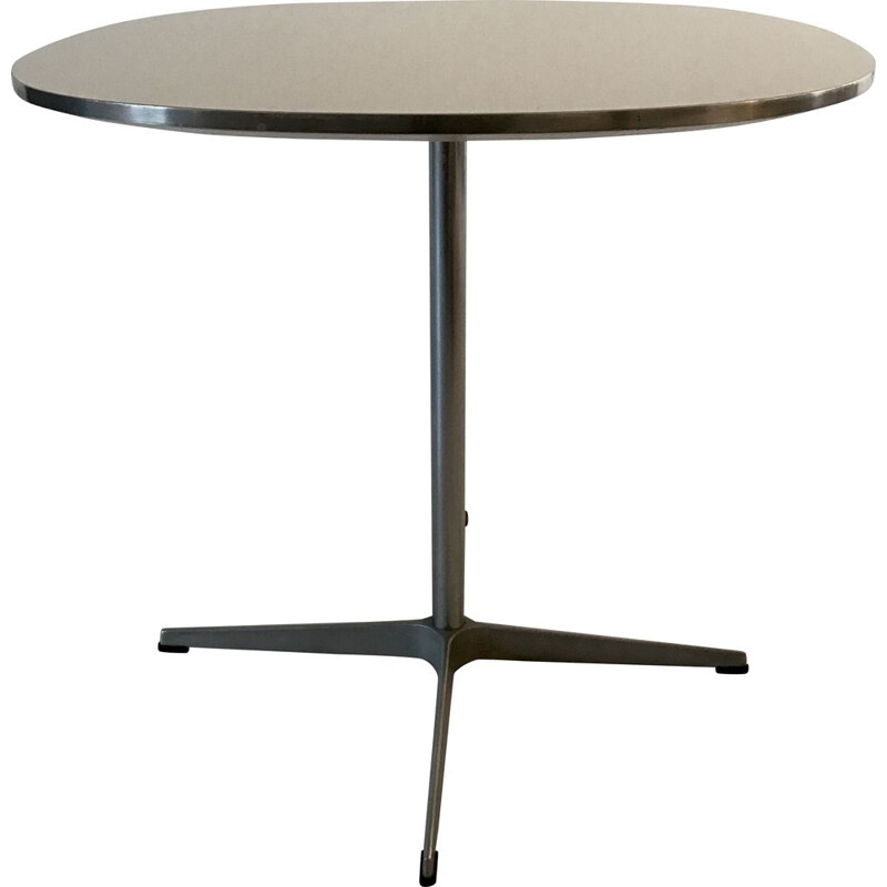 Mesa de café Vintage "superellipse" de Piet Hein e Arne JACOBSEN para Fritz Hansen, Dinamarca 1960