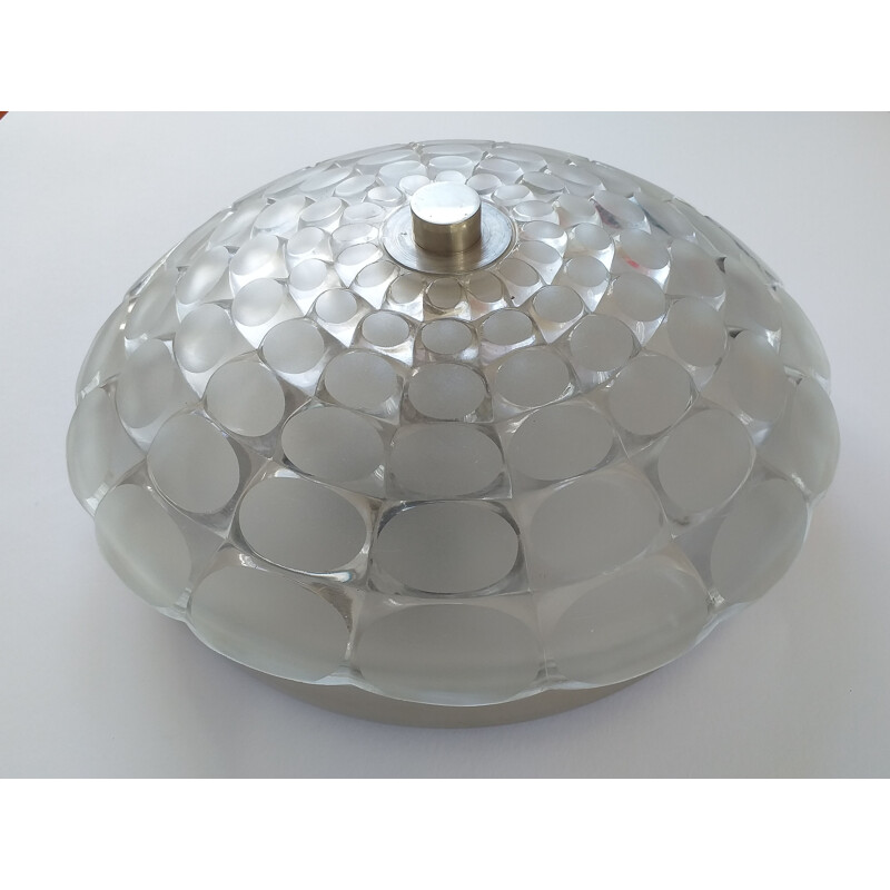 Vintage wall or ceiling lamp with flush mount, Austria 1970