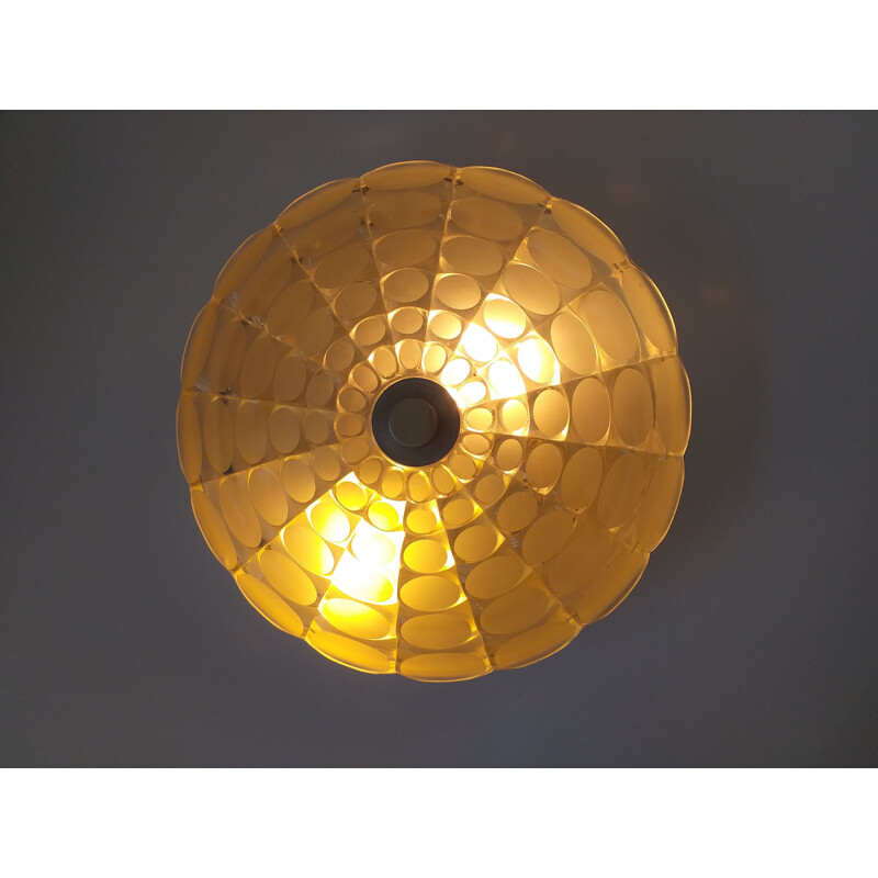 Vintage wall or ceiling lamp with flush mount, Austria 1970