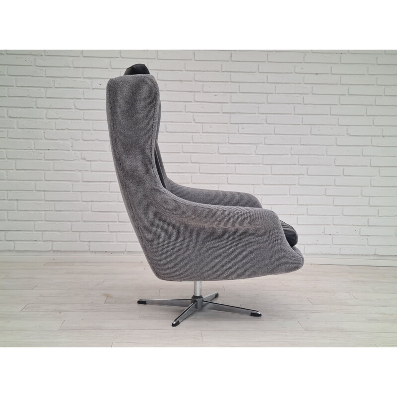 Fauteuil vintage à haut dossier de H.W.Klein pour Bramin, Danois 1970