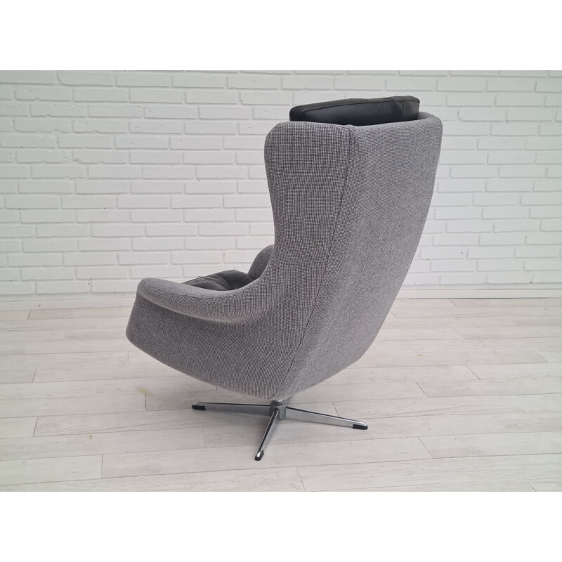 Fauteuil vintage à haut dossier de H.W.Klein pour Bramin, Danois 1970