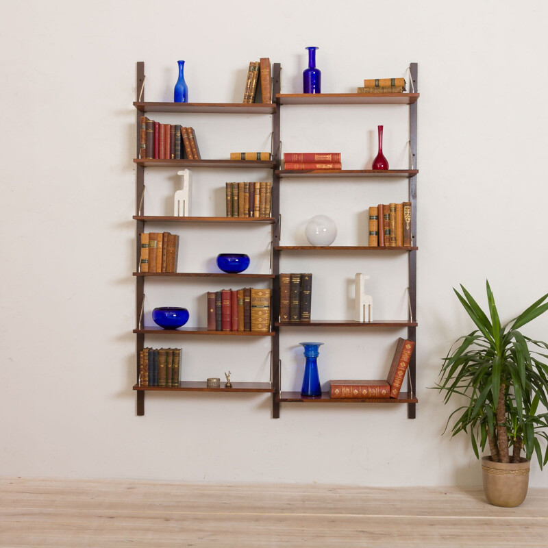 Set of 11 vintage rosewood shelves Cadovius Sorensen