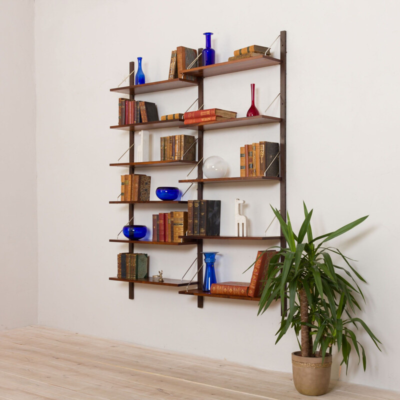 Set of 11 vintage rosewood shelves Cadovius Sorensen