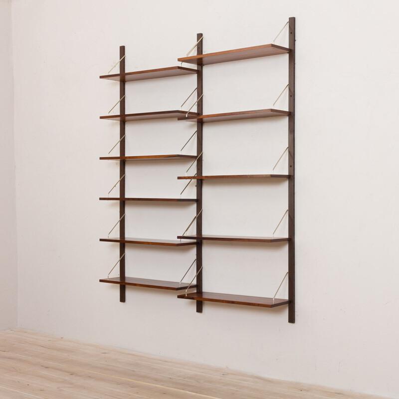 Set of 11 vintage rosewood shelves Cadovius Sorensen