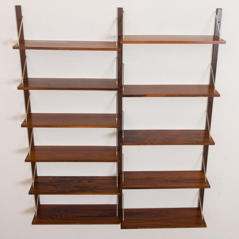 Set of 11 vintage rosewood shelves Cadovius Sorensen