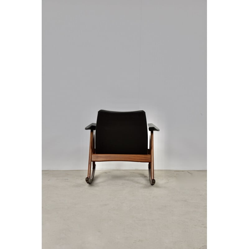 Rocking Chair vintage par Louis Van Teeffelen 1960