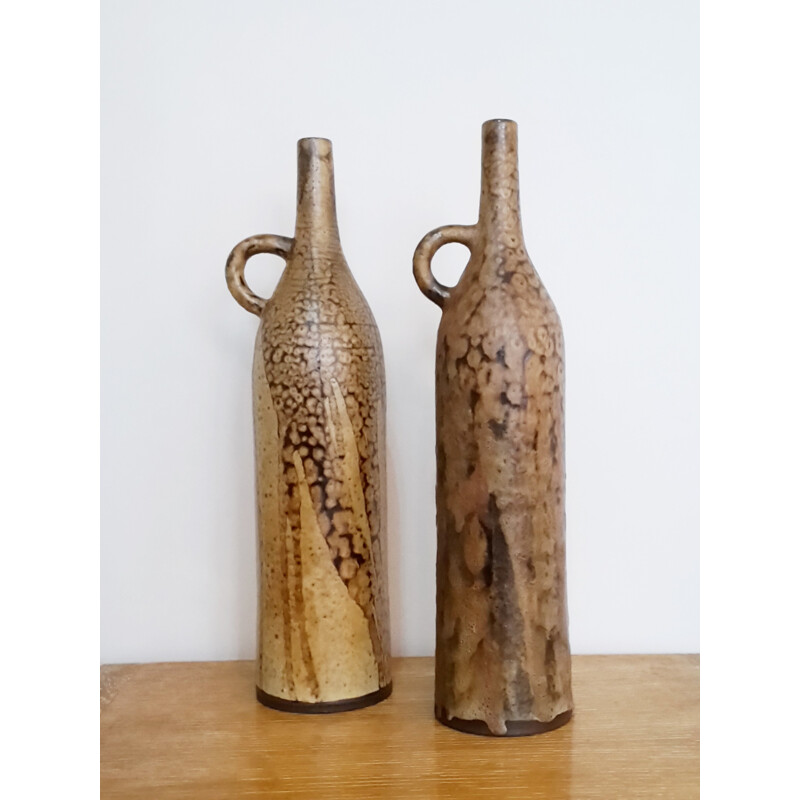 Pair of Dutch vases in ceramic, Hannie MEIN - 1960s