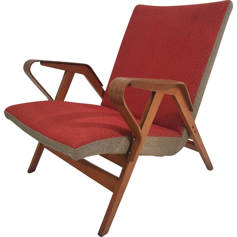 Poltrone vintage di František Jirák per Tatra Furniture 1960