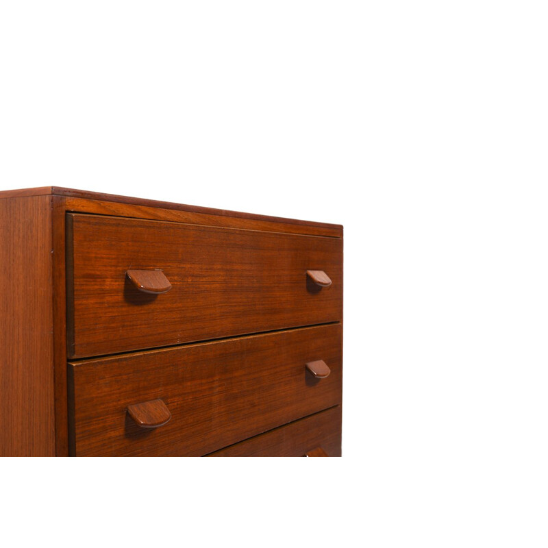 Vintage Teak oak Chest by Poul M.Volther for FDB, Danish 1950s