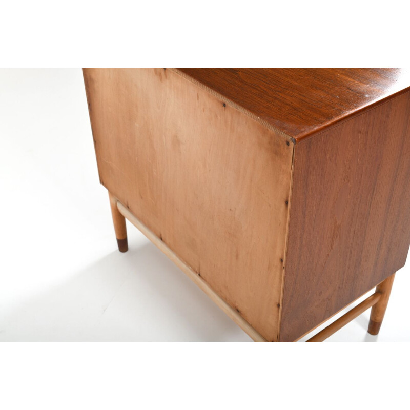 Vintage Teak oak Chest by Poul M.Volther for FDB, Danish 1950s