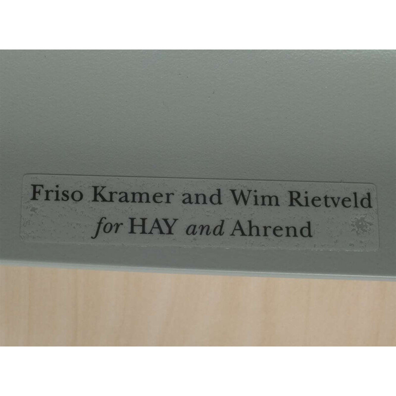 Set of 4 vintage chairs by Friso Kramer & Wim Rietveld Hay for Ahrend, Netherlands 1960s