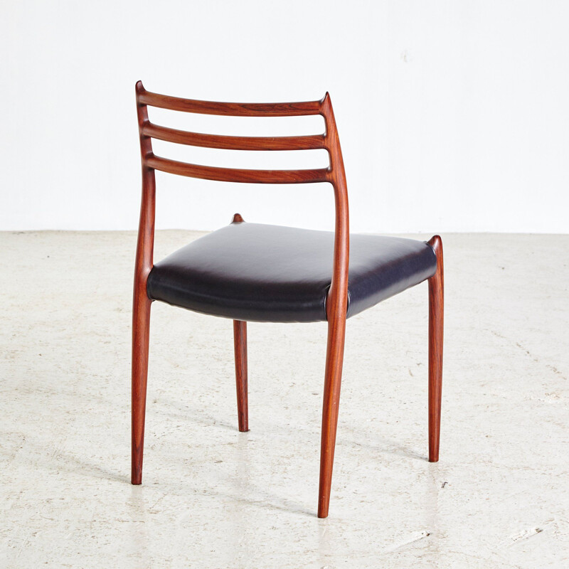 Conjunto de 4 cadeiras vintage Model 78 de Niels O. Moller para J.L. Moller 1960