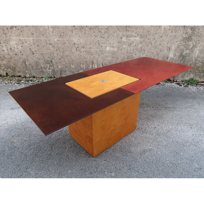 Vintage wood coffee table