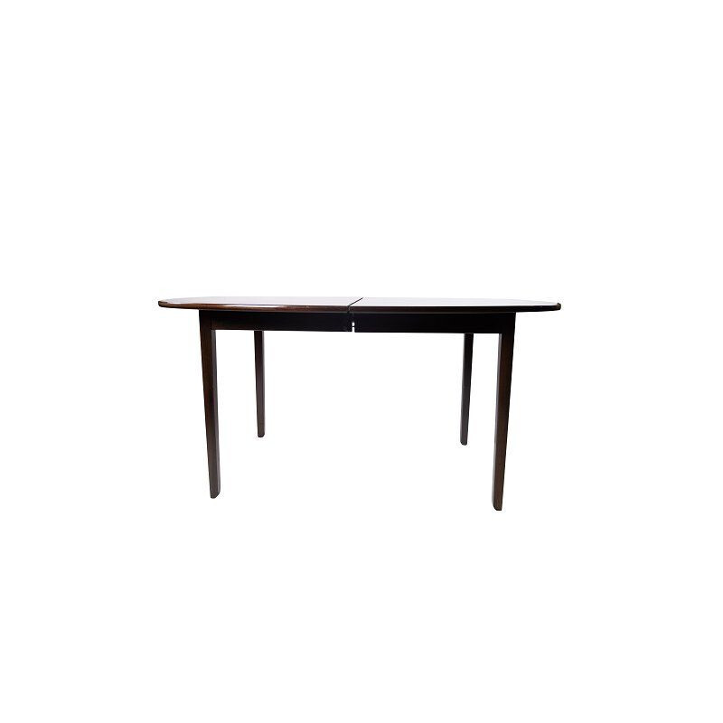 Vintage Rungstedlund dining table in mahogany by Ole Wanscher & P. Jeppesen 1960s