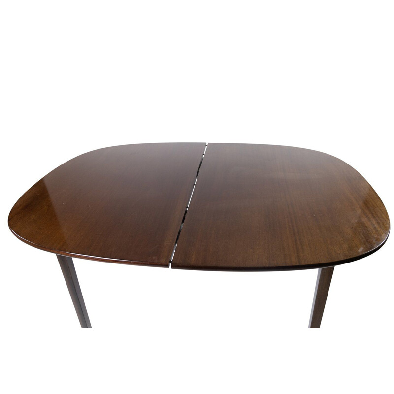 Table à manger vintage Rungstedlund en acajou par Ole Wanscher & P. Jeppesen 1960s