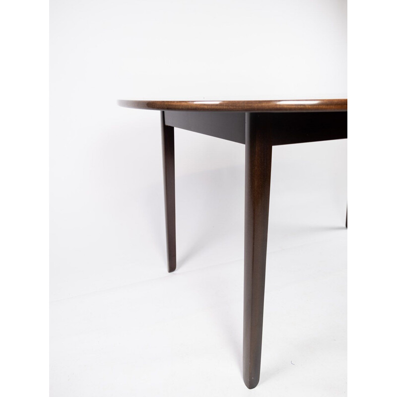 Vintage Rungstedlund dining table in mahogany by Ole Wanscher & P. Jeppesen 1960s