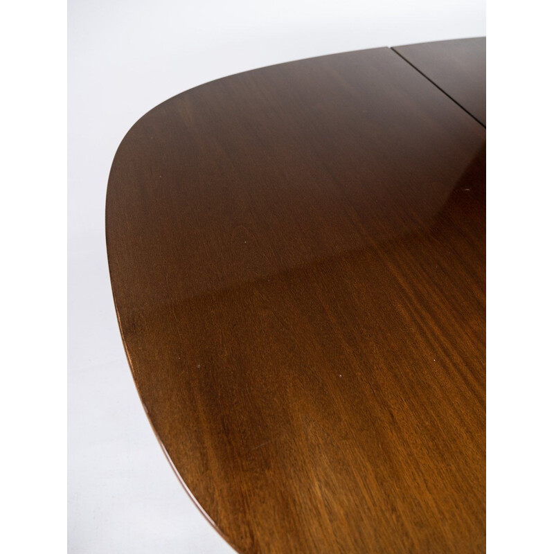 Vintage Rungstedlund dining table in mahogany by Ole Wanscher & P. Jeppesen 1960s