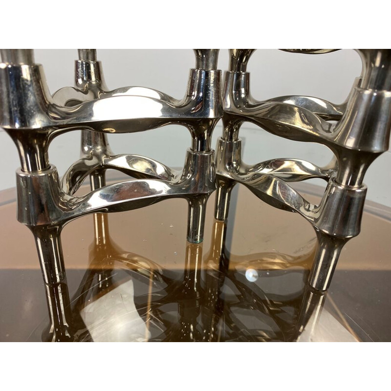 Set of 6 vintage modular candle holders BMF Nagel s