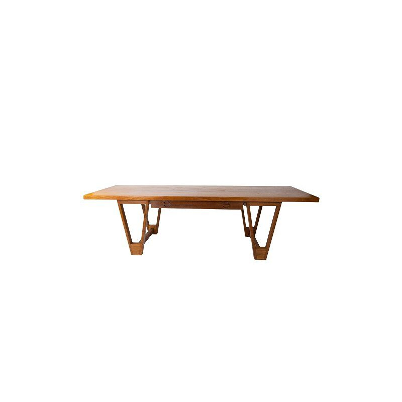 Vintage teak coffee table by Illum Wikkelso, 1960