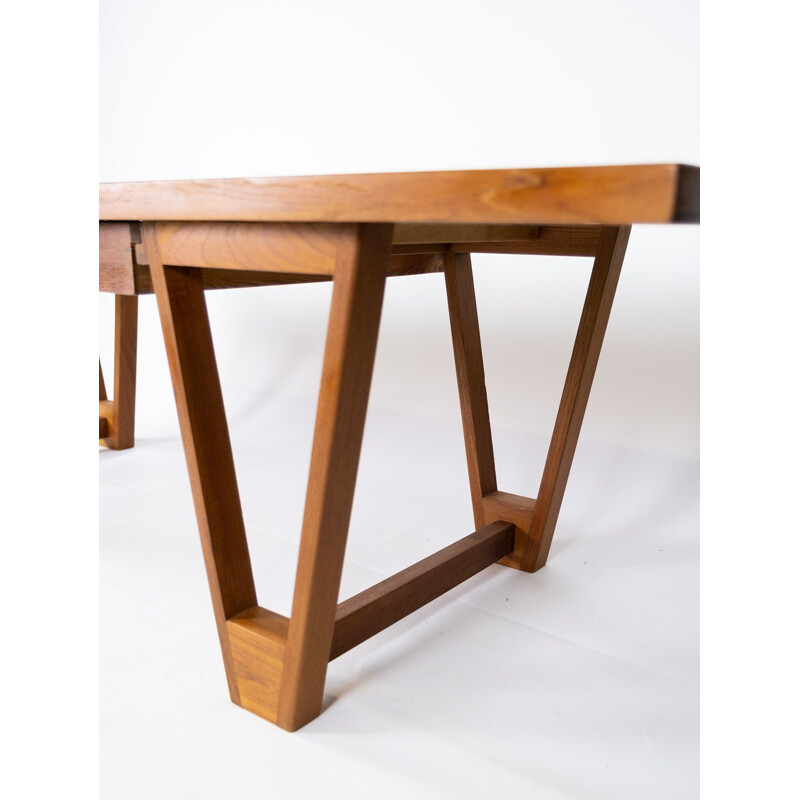 Vintage teak coffee table by Illum Wikkelso, 1960