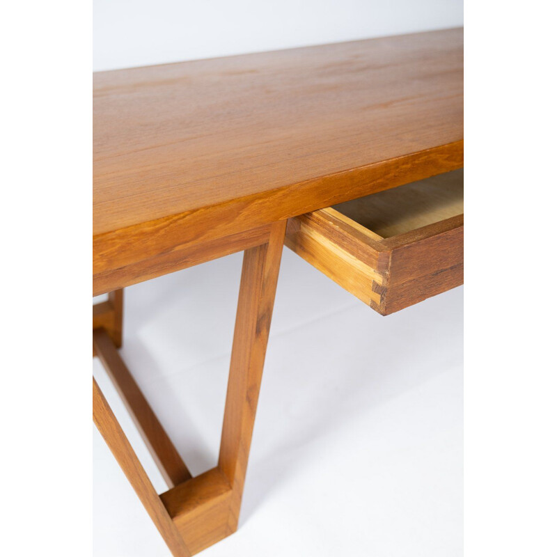 Vintage teak coffee table by Illum Wikkelso, 1960