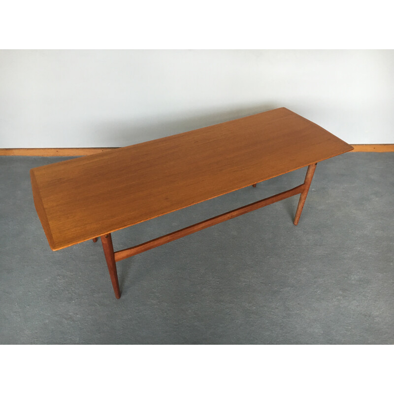 Mid century Scandinavian teak coffee table - 1950s