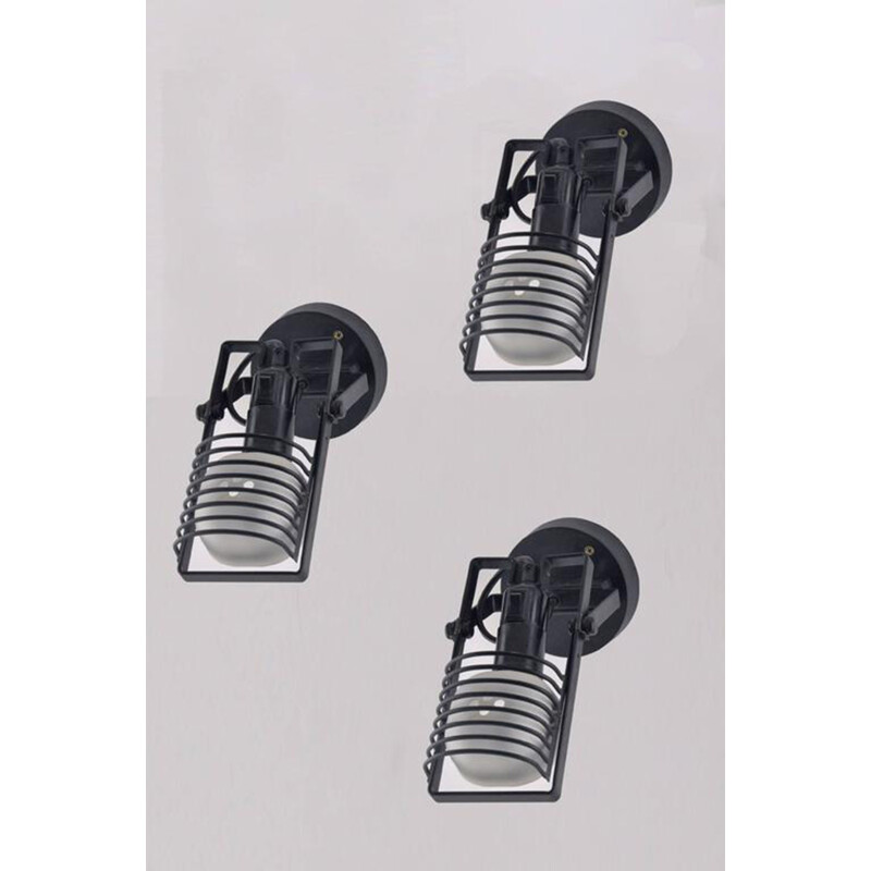 Set of 3 wall lamps, Ernesto GISMONDI - 1960s