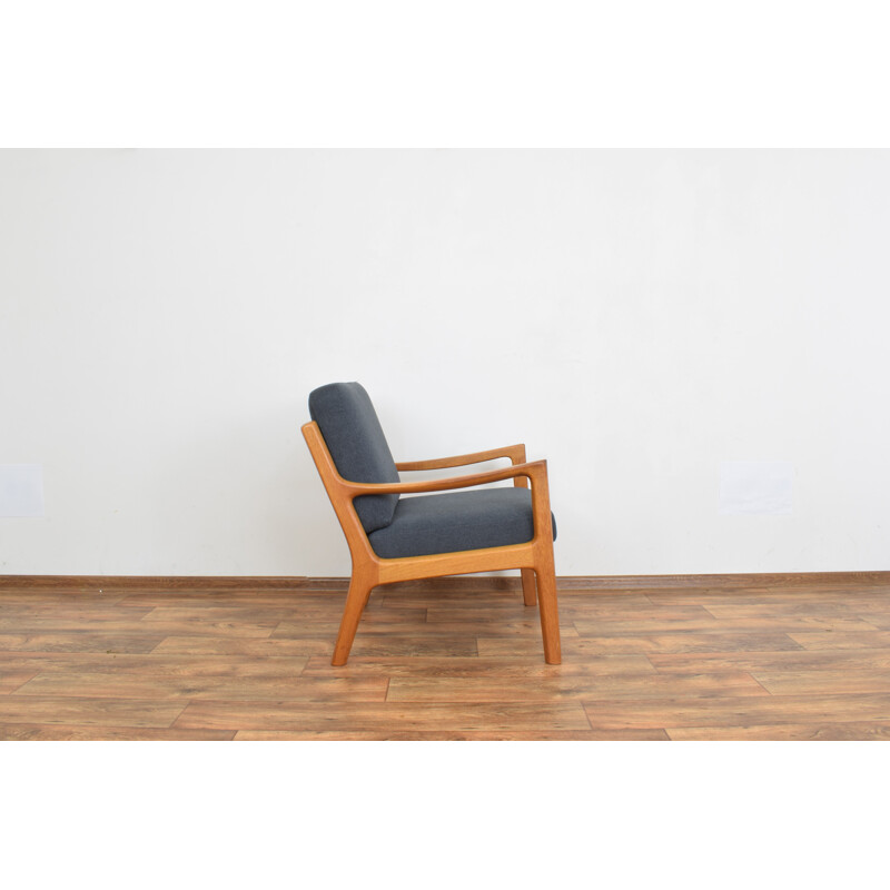 Pair of vintage Teak Armchairs by Ole Wanscher for Poul Jeppesens Mobelfabrik, Danish 1950s