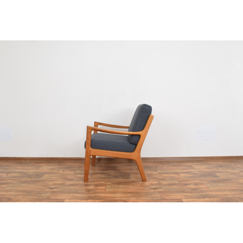 Pair of vintage Teak Armchairs by Ole Wanscher for Poul Jeppesens Mobelfabrik, Danish 1950s