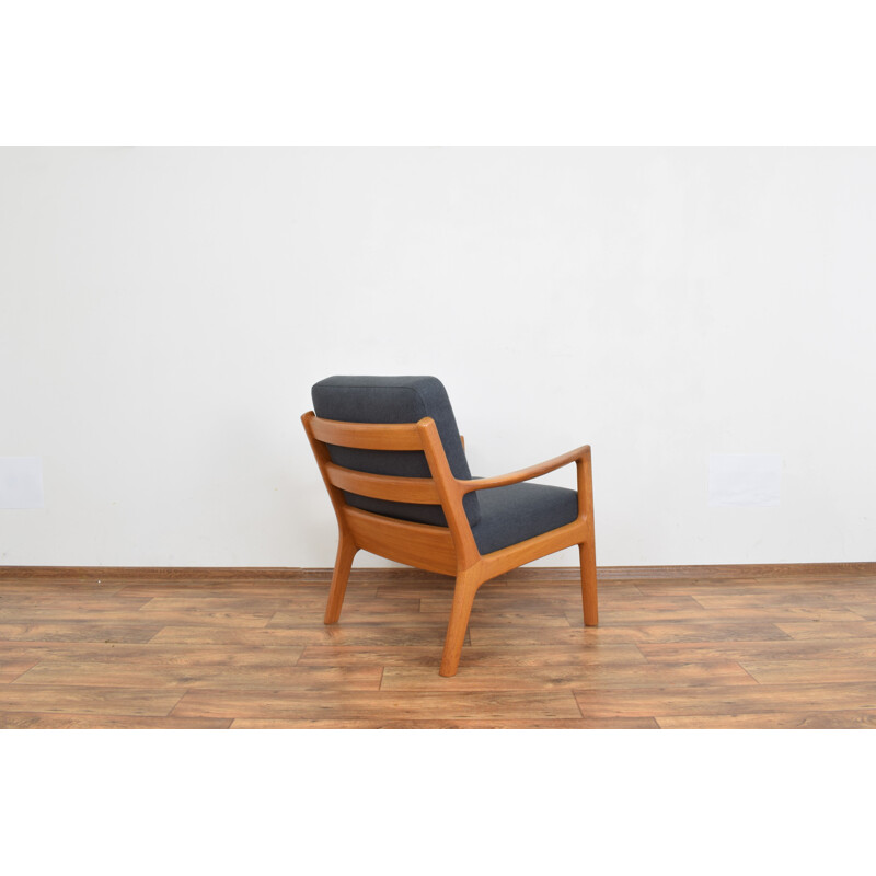 Paire de fauteuils vintage en teck par Ole Wanscher pour Poul Jeppesens Mobelfabrik, Danois 1950