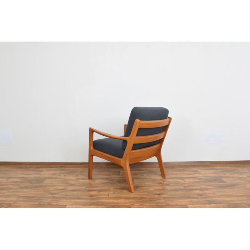 Pair of vintage Teak Armchairs by Ole Wanscher for Poul Jeppesens Mobelfabrik, Danish 1950s