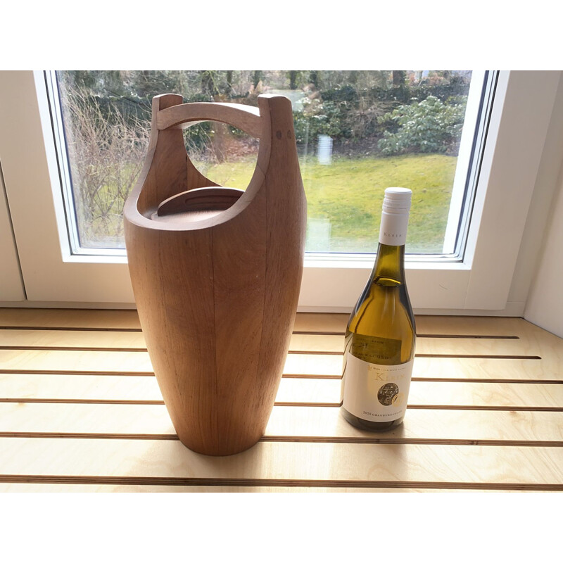 Vintage Teak Ice Bucket by Jens Quistgaard for Dansk, Denmark 1950s