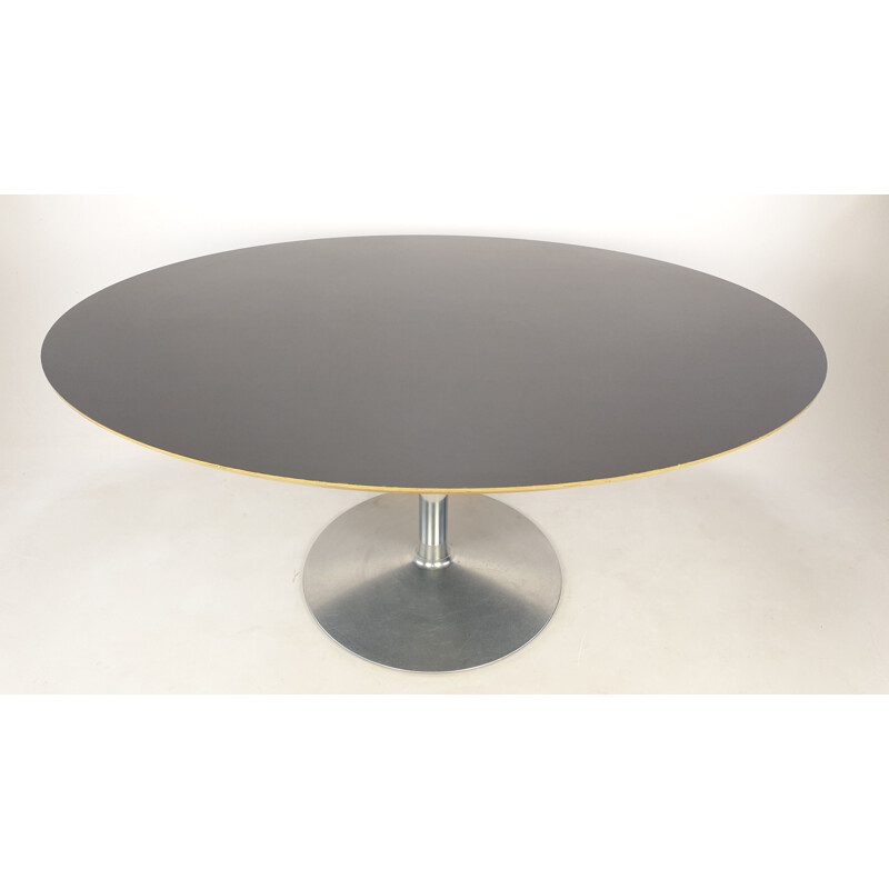Vintage Oval Dining Table by Pierre Paulin for Artifort 1980s