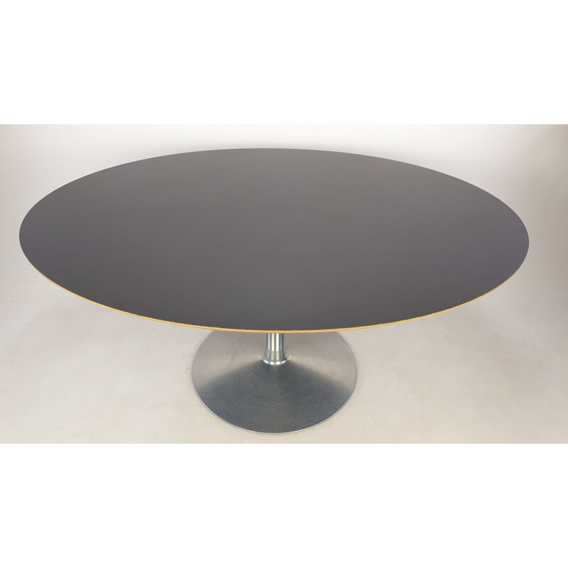 Vintage Oval Dining Table by Pierre Paulin for Artifort 1980s