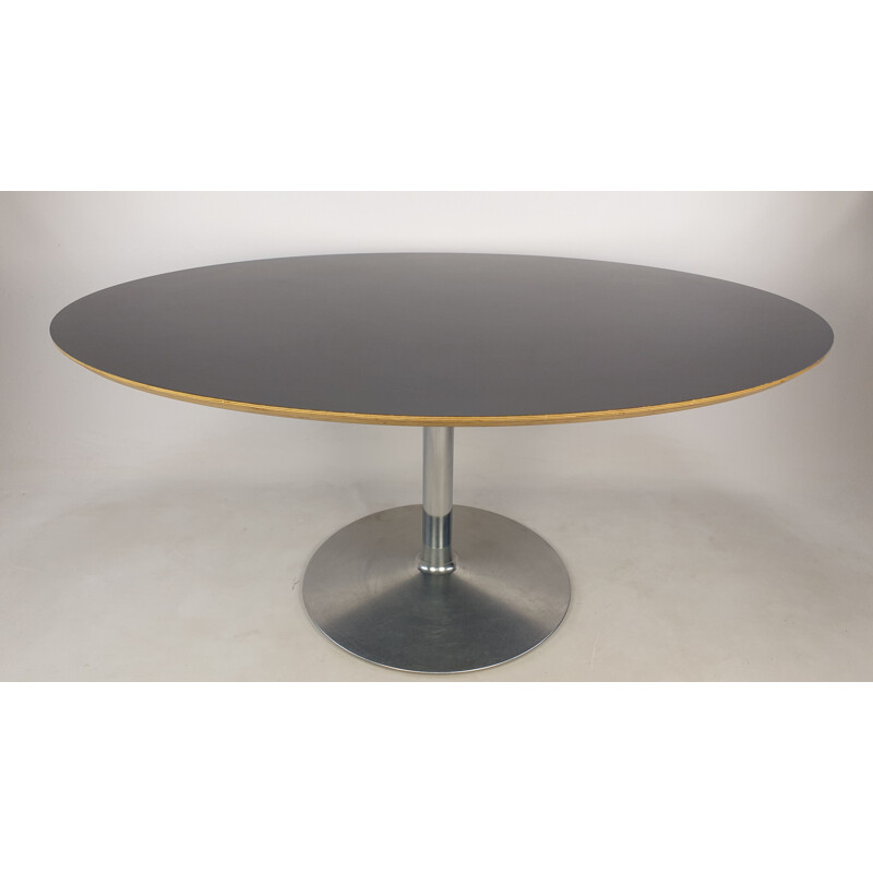 Vintage Oval Dining Table by Pierre Paulin for Artifort 1980s