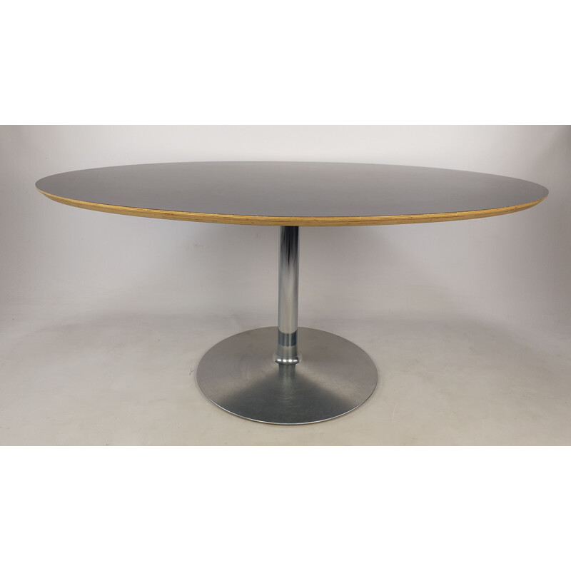 Vintage Oval Dining Table by Pierre Paulin for Artifort 1980s