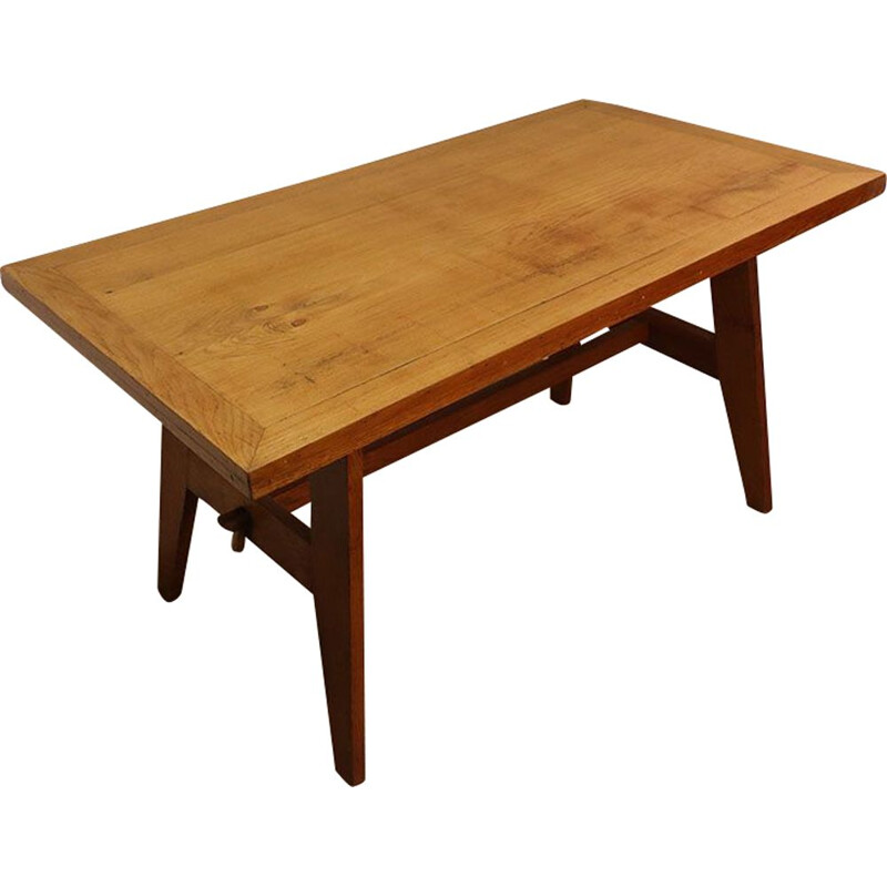 Vintage dining table by René Gabriel 1950s